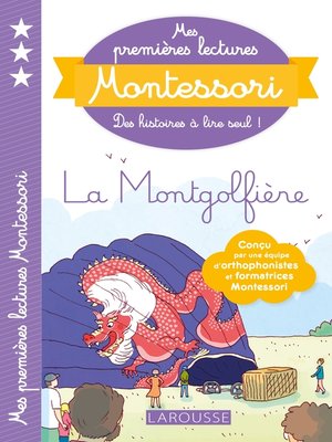 cover image of Mes premières lectures Montessori, la montgolfière